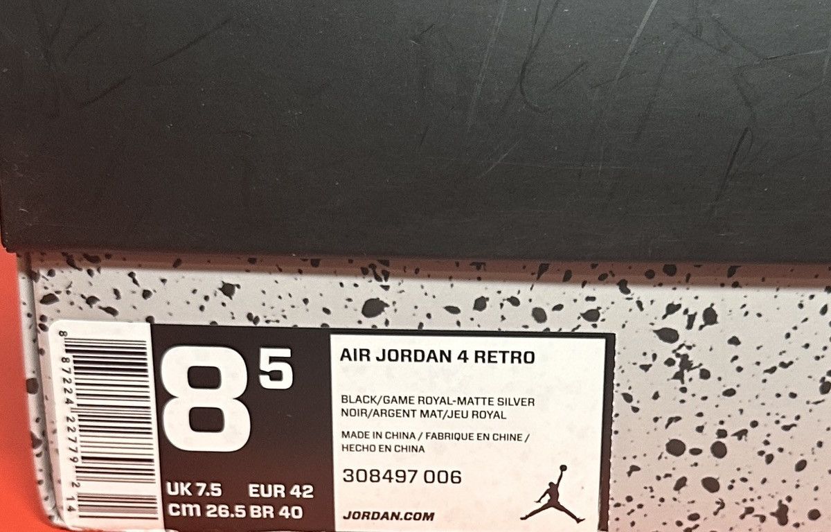 Jordan Brand Size 8.5 - Jordan 4 Retro Motorsports Alternate 2017 Size US 8.5 / EU 41-42 - 8 Thumbnail