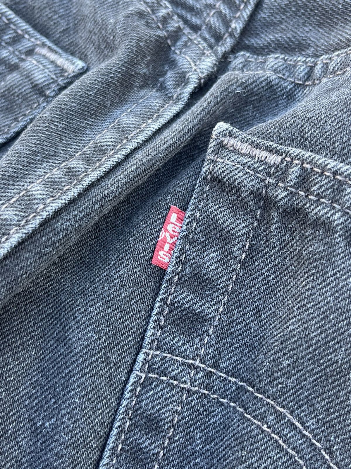 Levi's × Levi's Vintage Clothing × Vintage VINTAGE 00’S LEVI’S FADED BLACK JEANS Size US 32 / EU 48 - 6 Thumbnail