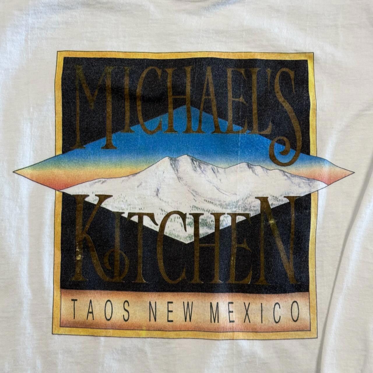 Anvil VTG 90s Michaels Kitchen Taos New Mexico Long Sleeve Shirt M Size US M / EU 48-50 / 2 - 2 Thumbnail