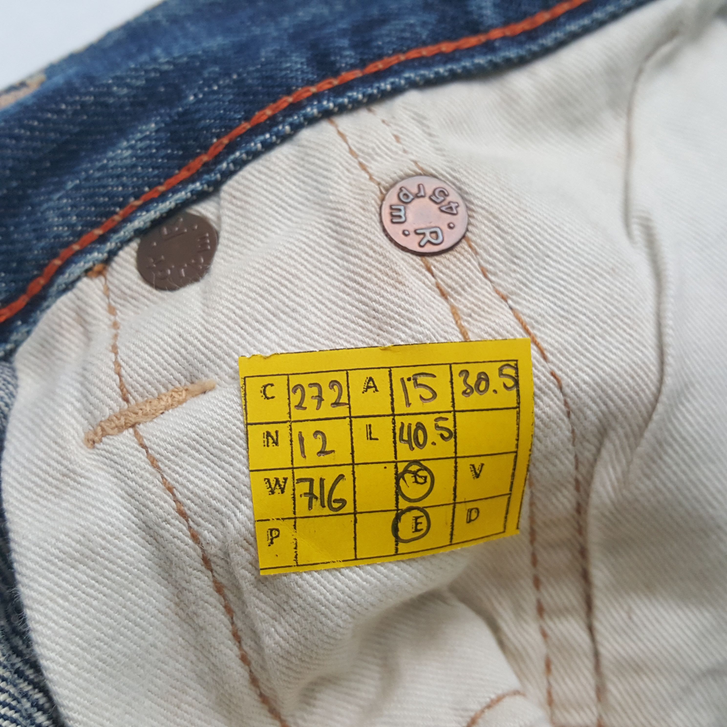 Japanese Brand × Vintage Vintage 45rpm Japanese Brand Distressed Style Jeans Size US 30 / EU 46 - 8 Thumbnail