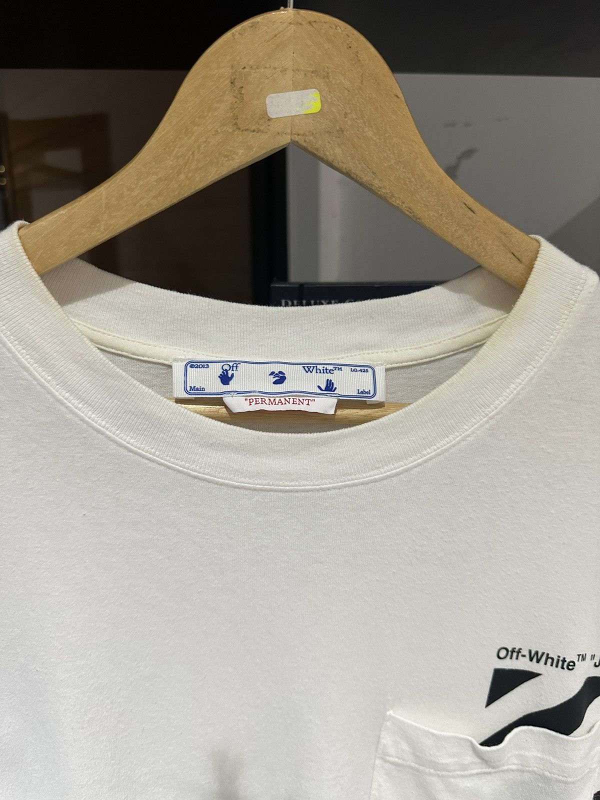 Off-White LASTDROP❗️off white "JERSEY" pocket tee Size US L / EU 52-54 / 3 - 5 Thumbnail