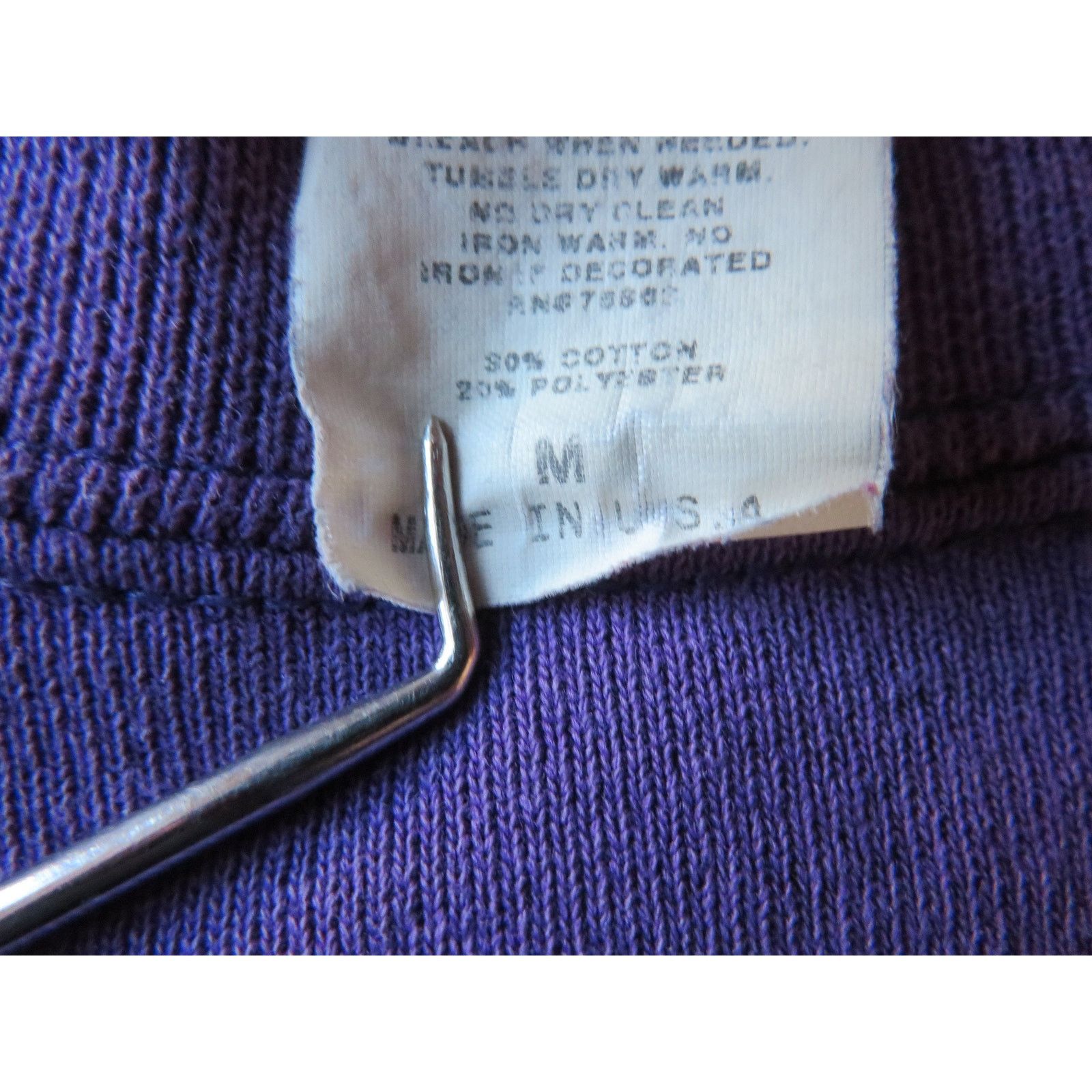 Other Tower Hill Camp After Dark Sweatshirt Purple Sz M 1990s Size M / US 6-8 / IT 42-44 - 6 Thumbnail