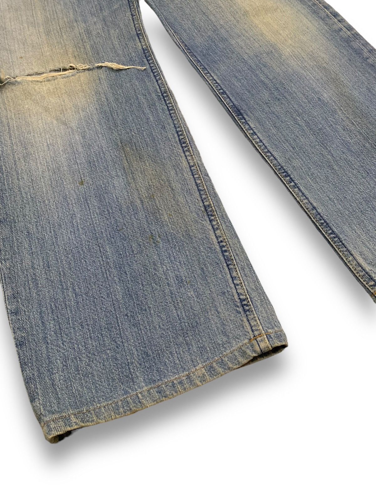 Lee Vintage 90s Lee Riders Rusty Mud Wash Baggy Distressed Jeans Size US 32 / EU 48 - 12 Thumbnail