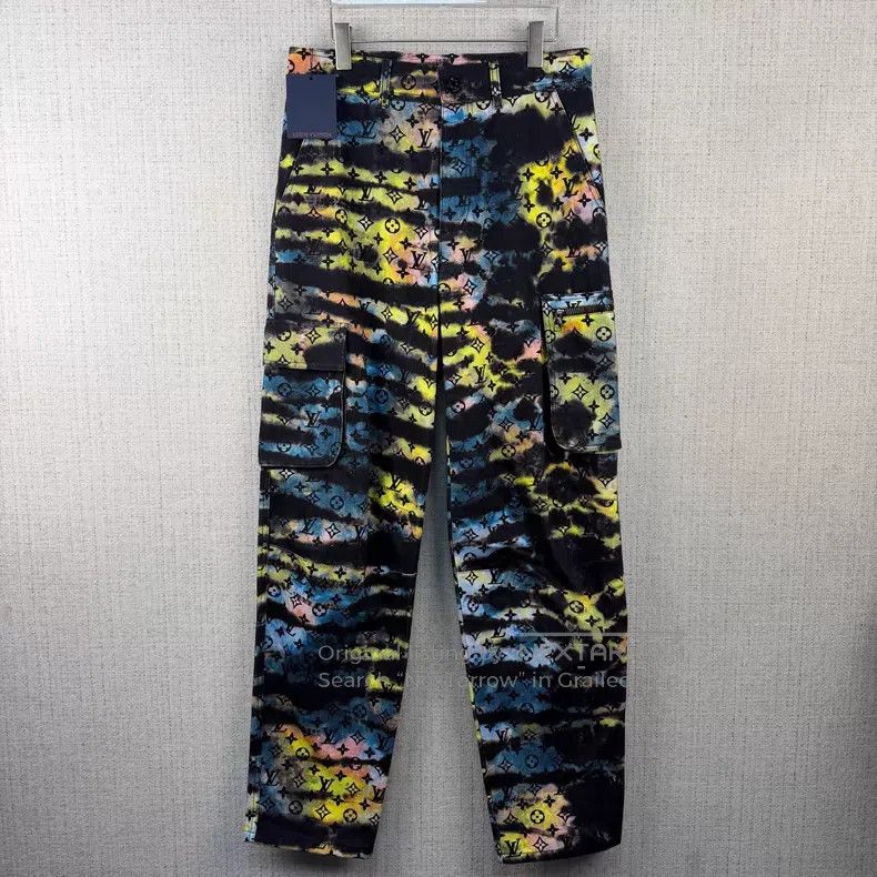 Louis Vuitton Louis Vuitton FW21 Colorful Laser Prestige Denim Casual Ov Size US 29 - 1 Thumbnail