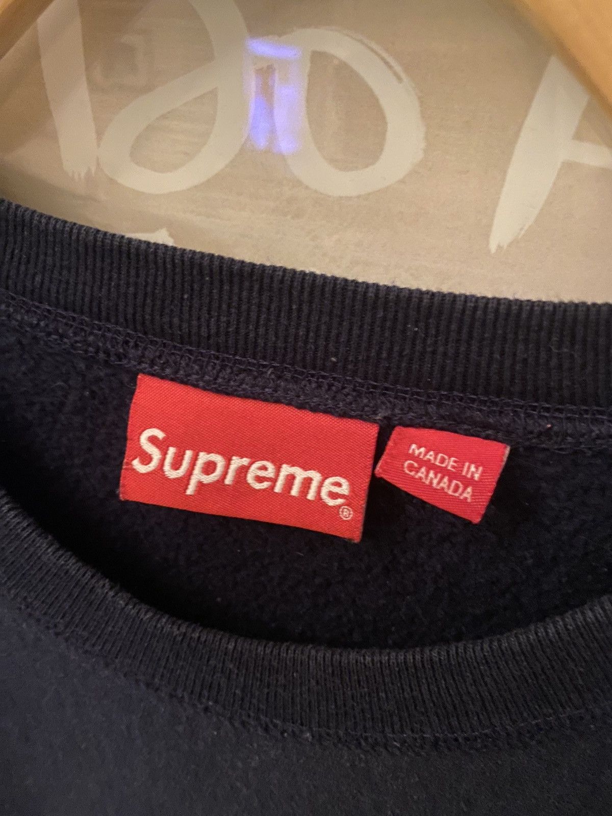 Supreme Supreme Brush Script Crewneck FW16 Size US XL / EU 56 / 4 - 4 Thumbnail
