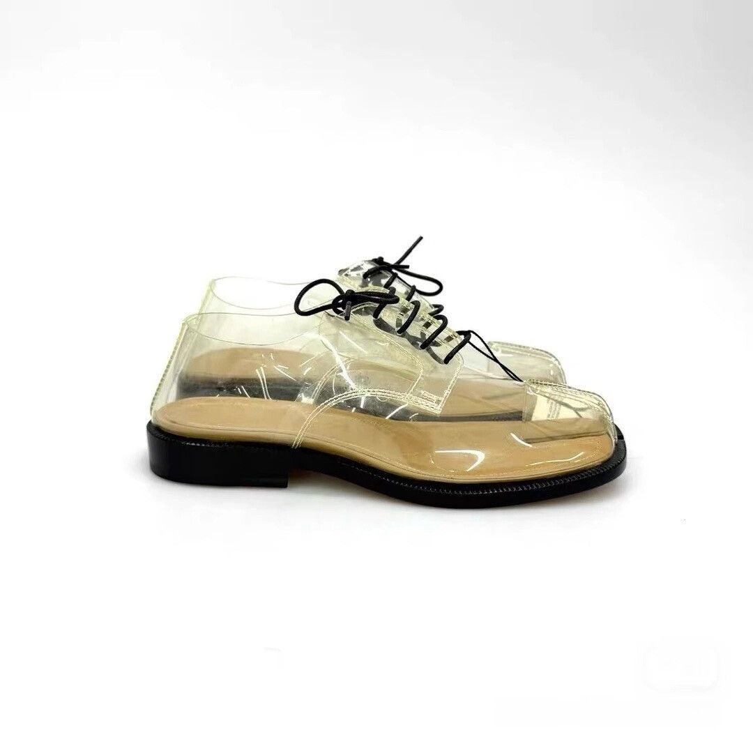 Maison Margiela Maison Margiela Tabi split-toe PVC derby shoes Size US 5 / IT 35 - 4 Thumbnail