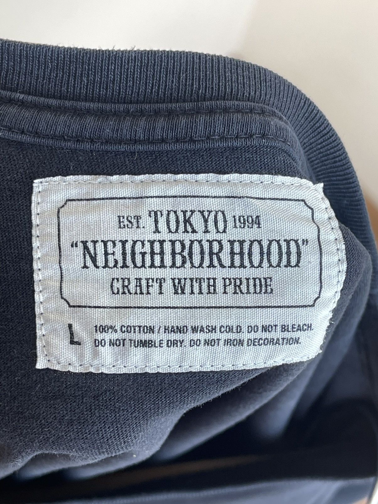 Neighborhood Neighborhood Tokyo Cat Bottle Graphic Print T-Shirt SS 2017 Size US L / EU 52-54 / 3 - 10 Thumbnail