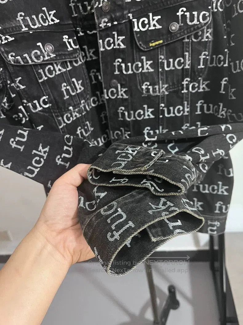 Supreme Supreme Fuck Denim Jacket L. Size US L / EU 52-54 / 3 - 9 Thumbnail
