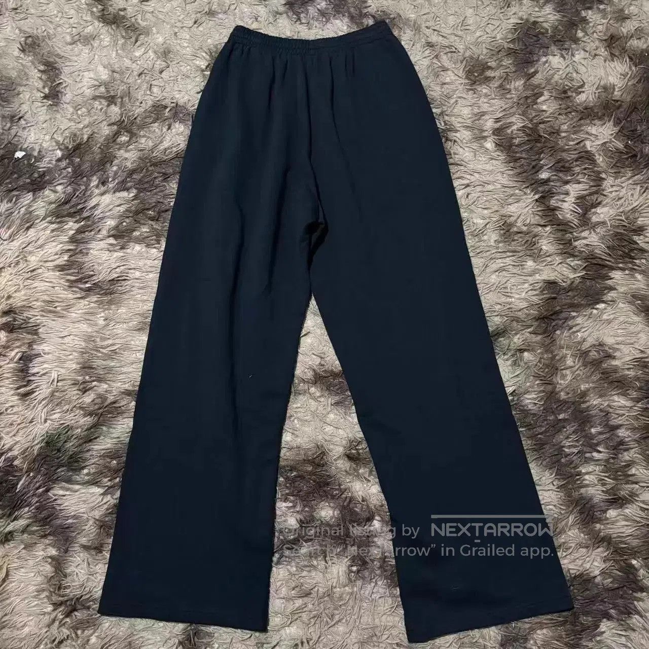 Balenciaga Black Casual Pants with Logo - Size 32. Size US 32 / EU 48 - 2 Thumbnail