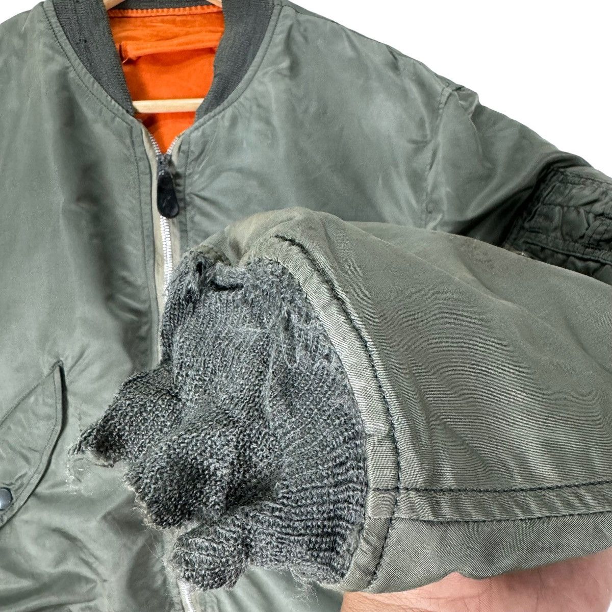 Alpha Industries ⚡️70s ALPHA INDUSTRIES FLYER MA-1 REVERSIBEL BOMBER JACKET Size US M / EU 48-50 / 2 - 6 Thumbnail