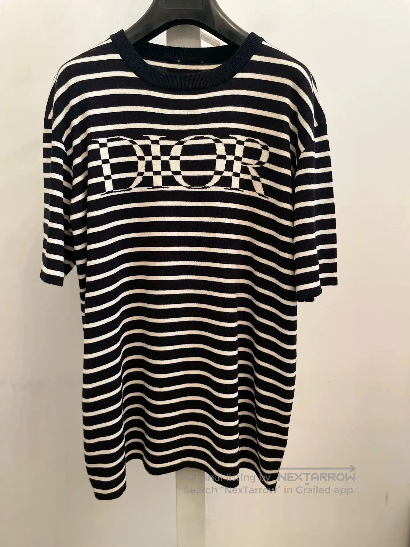 Dior Dior Striped Crewneck Short Sleeve Tee. Size US XL / EU 56 / 4 - 1 Thumbnail