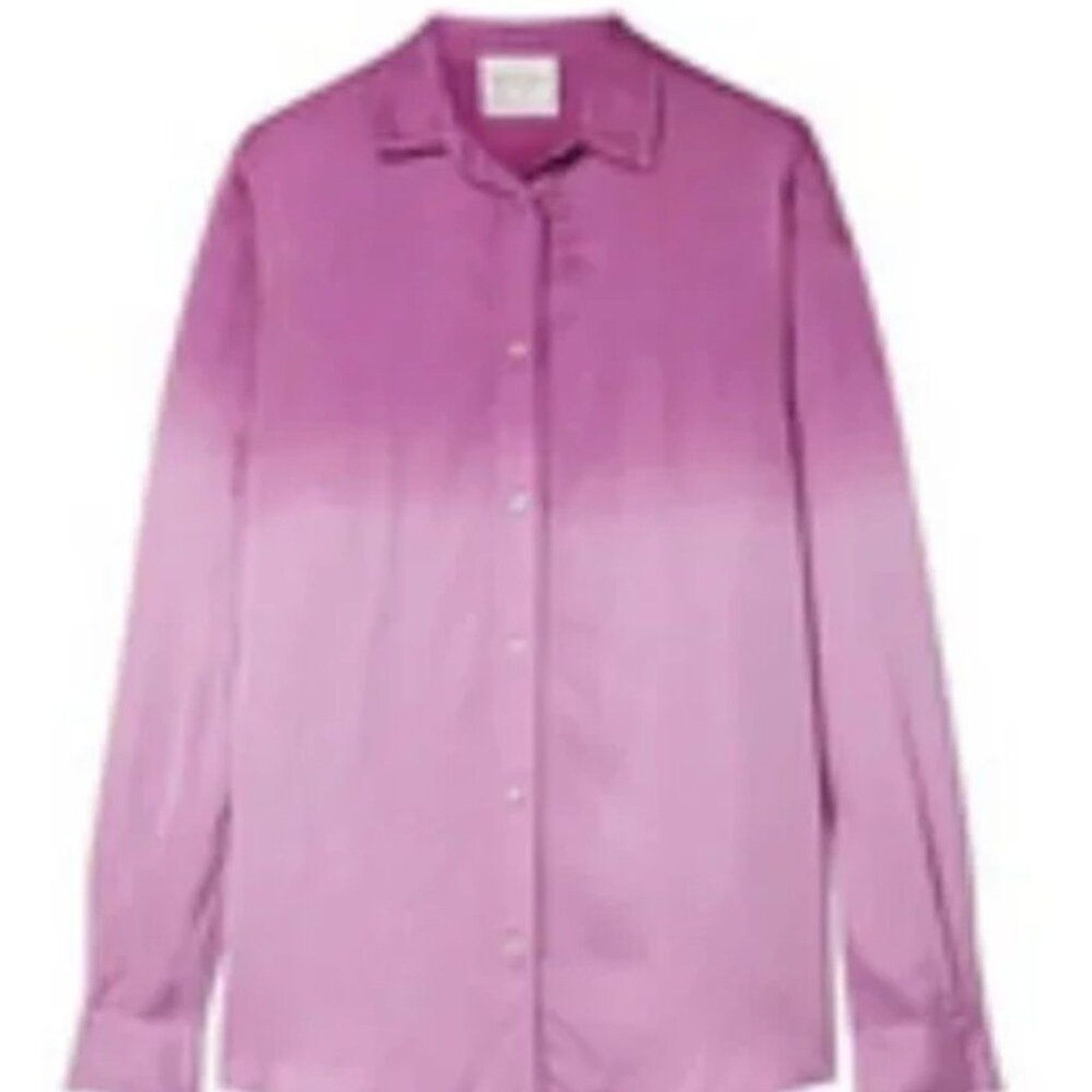 forte_forte Forte forte Woman Degrade Satin Shirt S Size S / US 4 / IT 40 - 2 Thumbnail