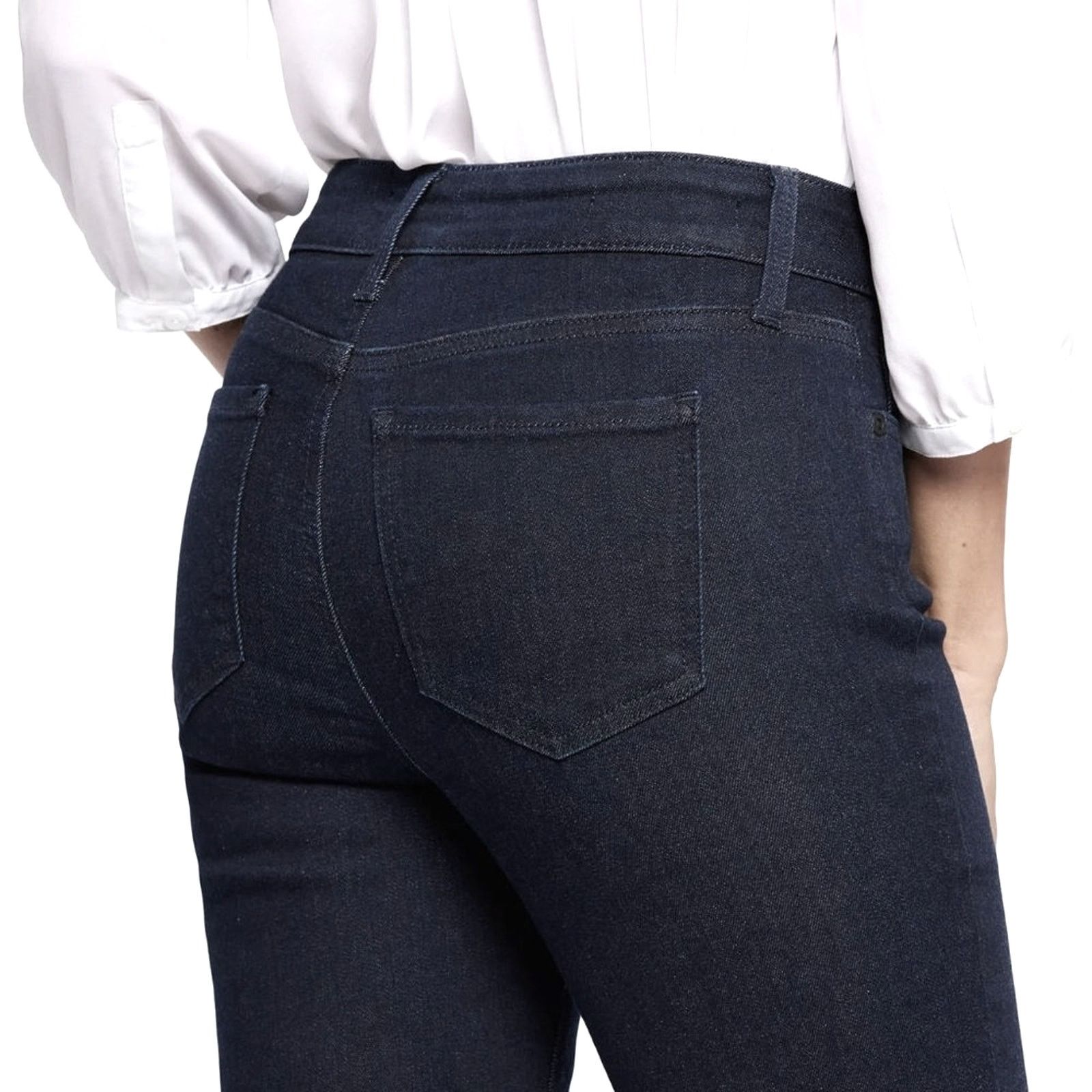 NYDJ NYDJ Marilyn Lift Tuck Technology Straight Jeans Black 16 Size 38" / US 16 / IT 52 - 9 Thumbnail