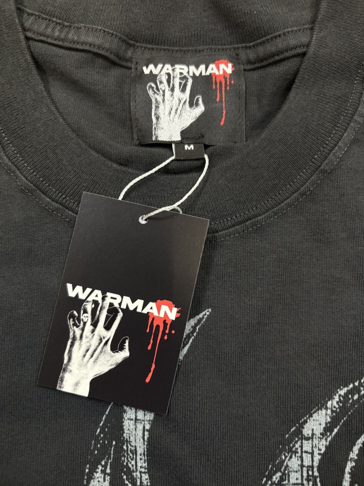 Vintage Warman Rockstar Skeleton Graphic T-Shirt, Black Size US M / EU 48-50 / 2 - 7 Thumbnail