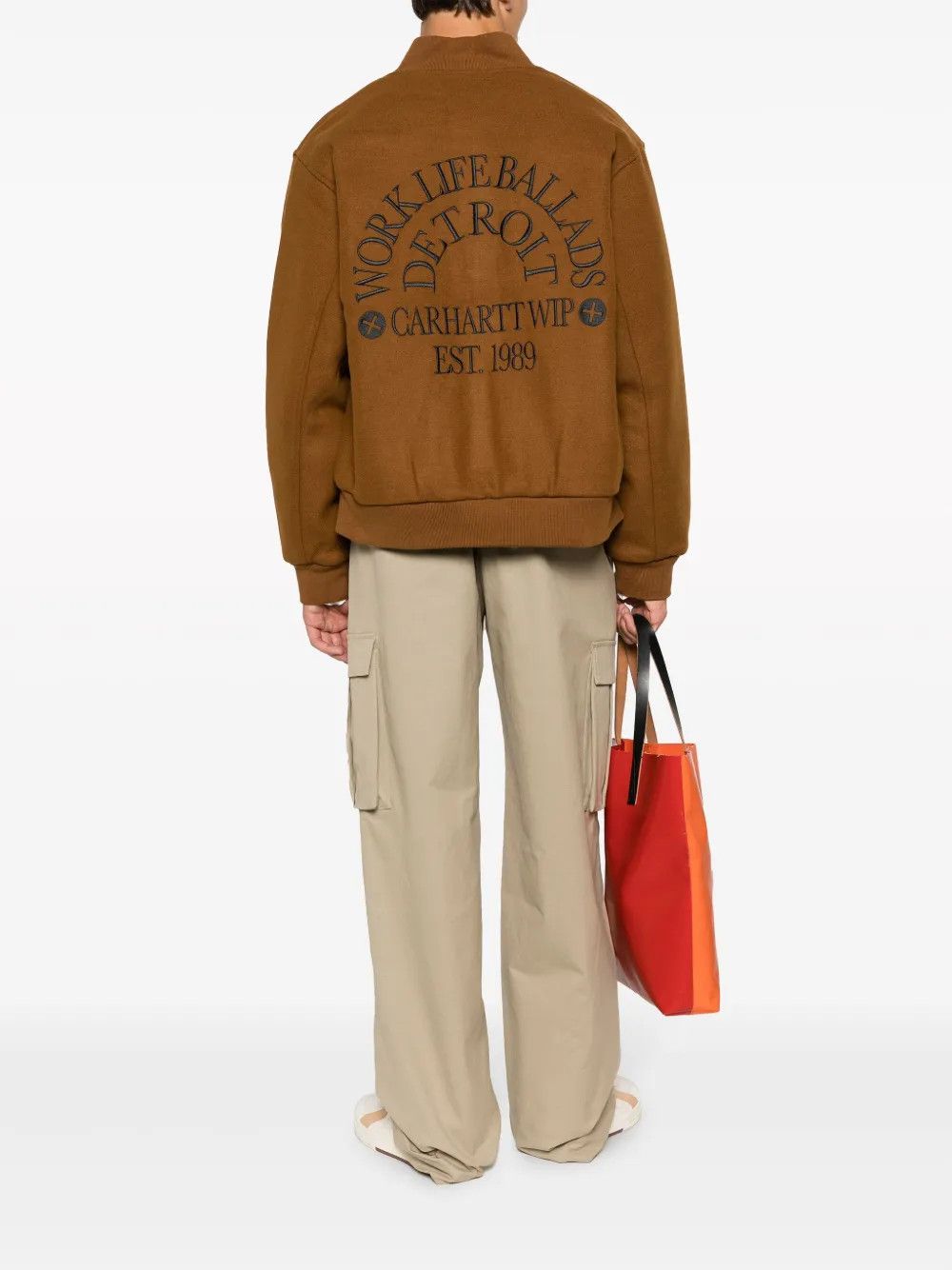 Carhartt Wip Work Varsity felted bomber Size US L / EU 52-54 / 3 - 5 Thumbnail