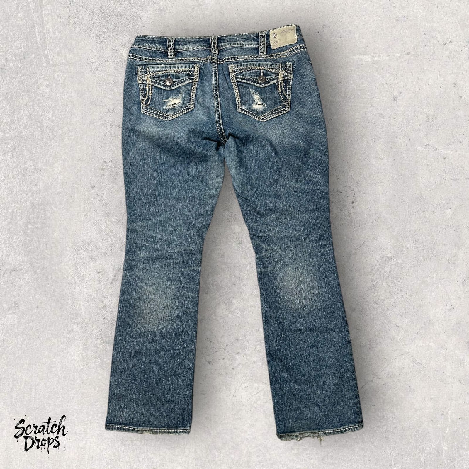 Other Silver Jeans Tuesday Boot Cut Women's Blue Denim Size 36x30 Size US 36 / EU 52 - 4 Thumbnail