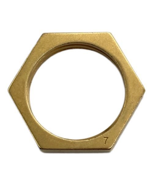 Maison Margiela Maison Margiela BOLT&NAT RING Gold Size 7 Size ONE SIZE - 4 Thumbnail