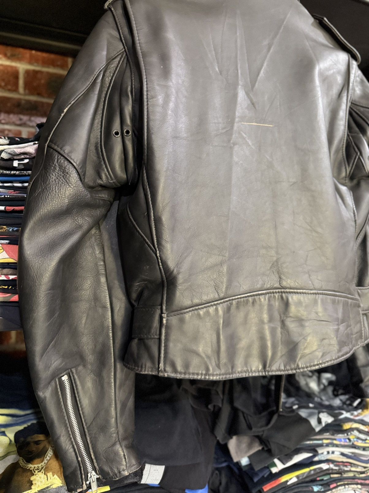 Schott Vintage Schott Perfecto Biker Punk Leather Jacket Size 40 Size US M / EU 48-50 / 2 - 14 Thumbnail