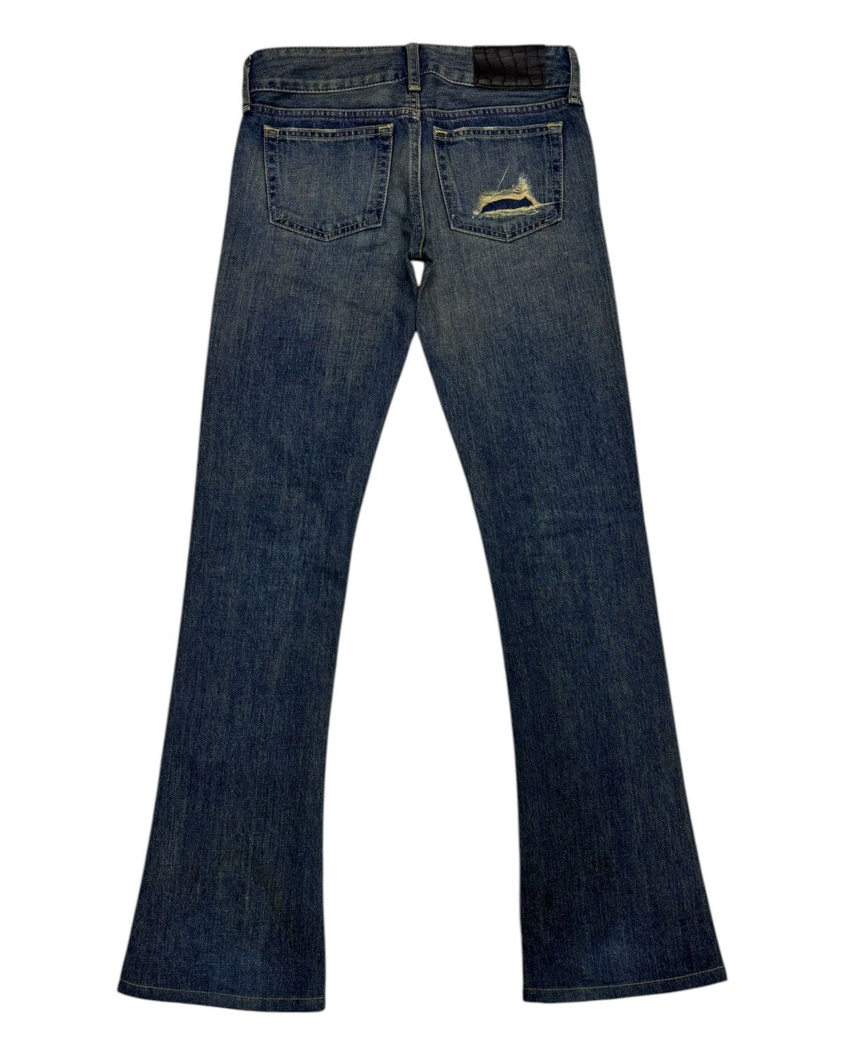 If Six Was Nine × Japanese Brand × Le Grande Bleu (L.G.B.) 🔥FLARE JEANS MADE IN JAPAN SLY BLUE BOOTCUT DENIM Size 27" / US 4 / IT 40 - 8 Thumbnail