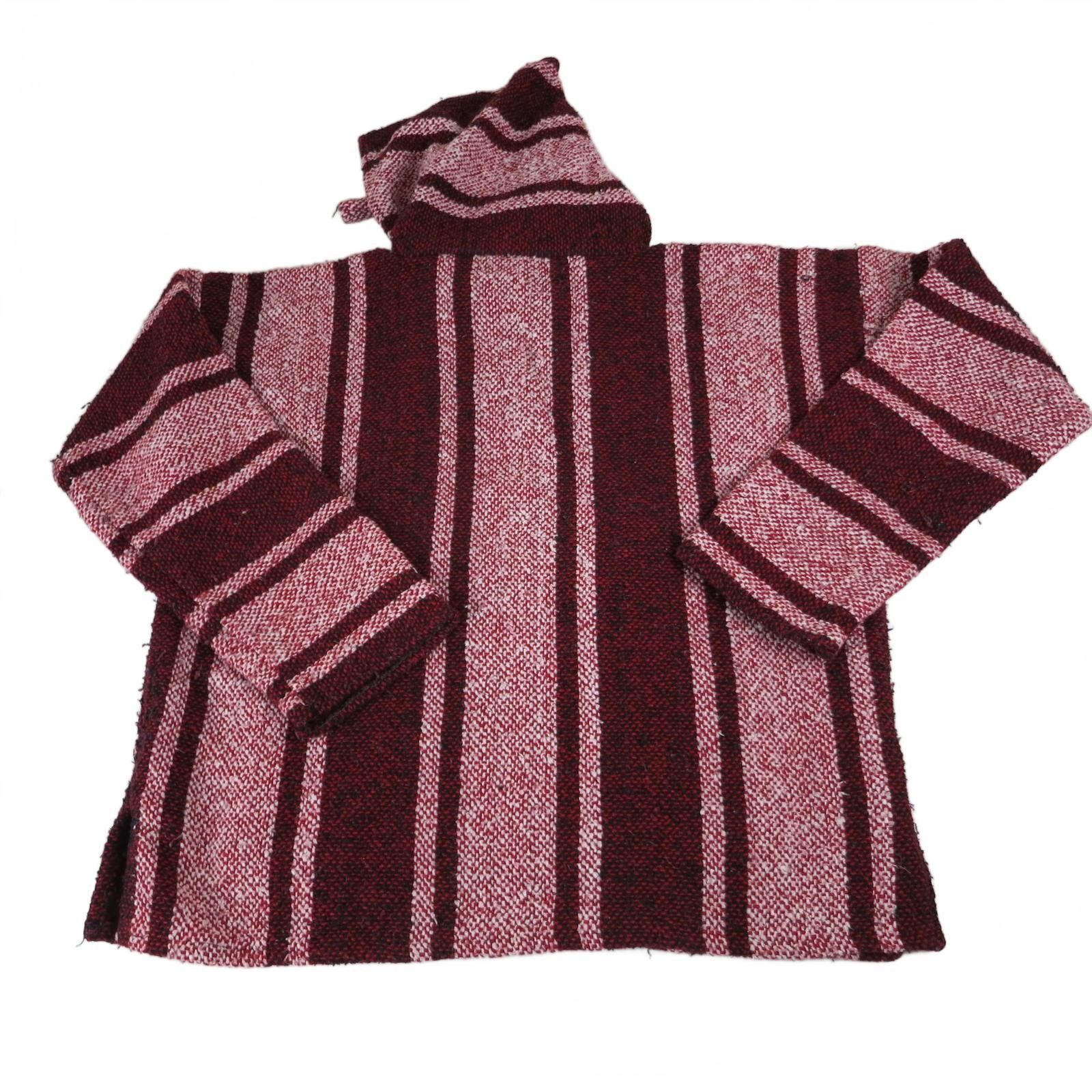 Other Mens Medium Red Baja Jacket Hooded Pullover No Tags Size US M / EU 48-50 / 2 - 6 Thumbnail