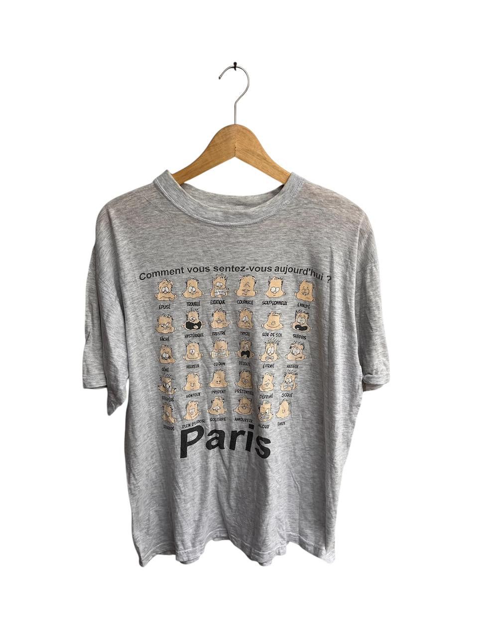 Vintage Vintage SOL'S Paris Emotions Graphic T-Shirt Size US S / EU 44-46 / 1 - 1 Thumbnail