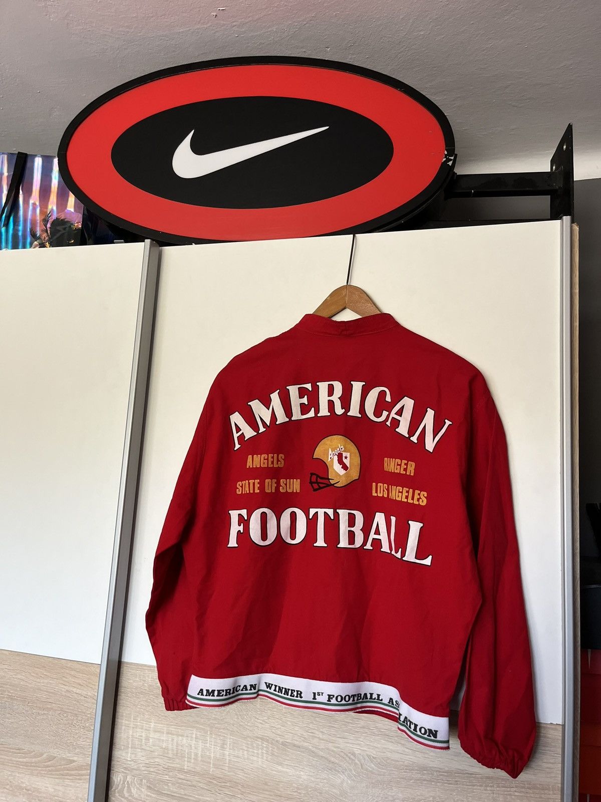NFL × Vintage Vintage 1950 NFL Los Angeles Angels Ranger Zip Up Jacket 80’ Size US M / EU 48-50 / 2 - 1 Thumbnail