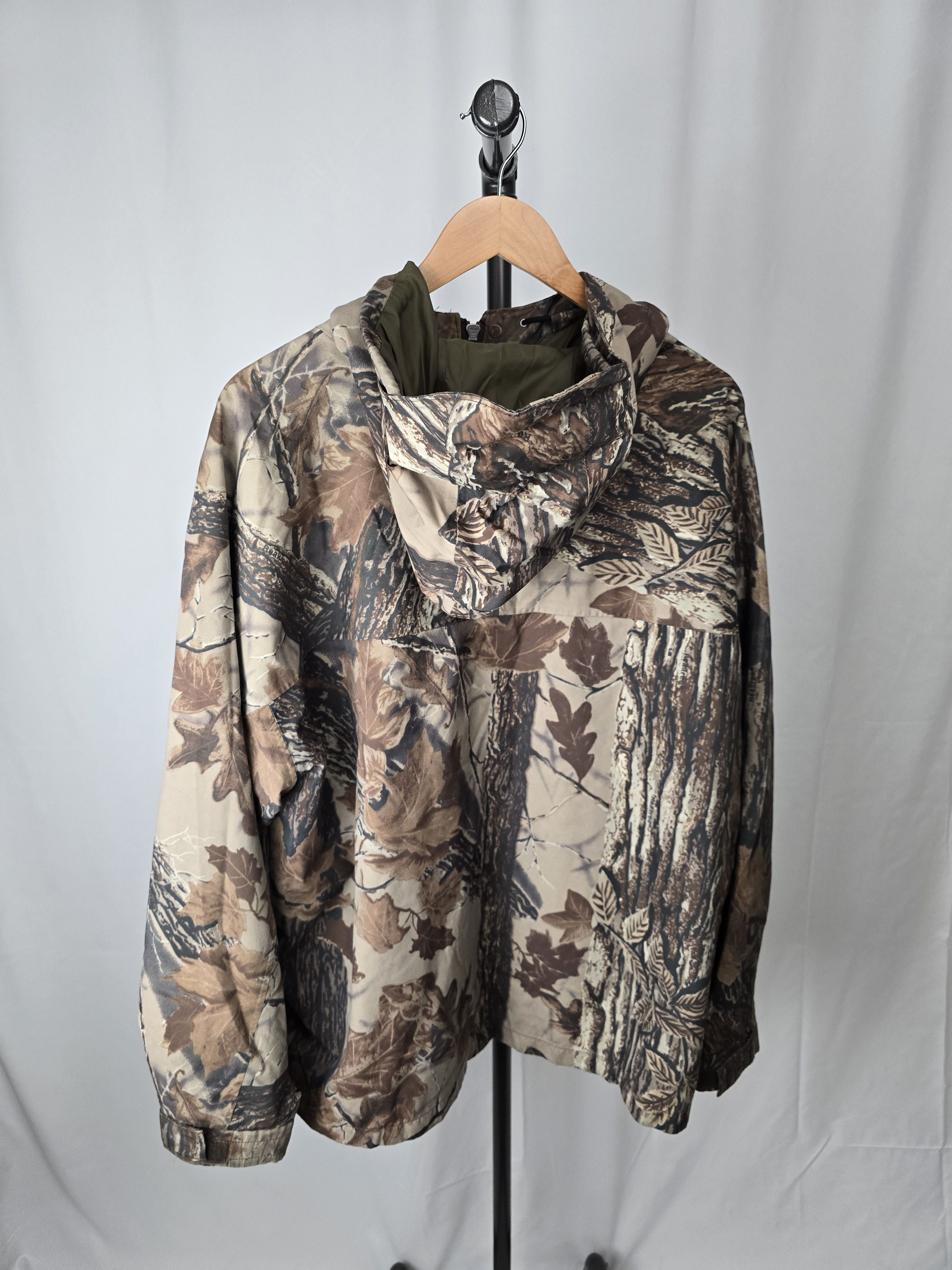 Cabelas RealTree Camo Hooded Gortex Jacket Size US XL / EU 56 / 4 - 2 Thumbnail