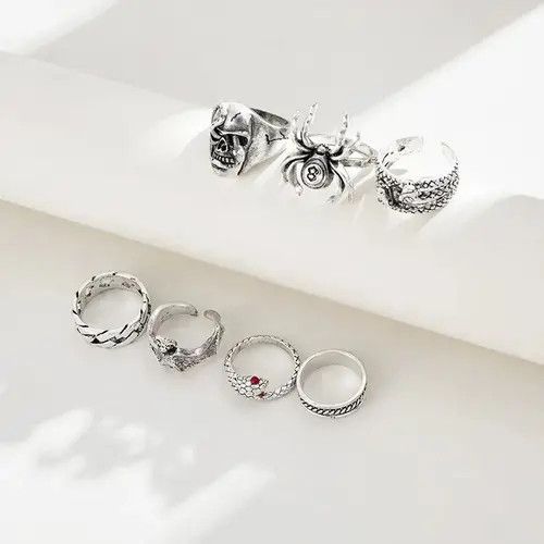 Jewelry × Vintage Rings Set Size ONE SIZE - 4 Thumbnail