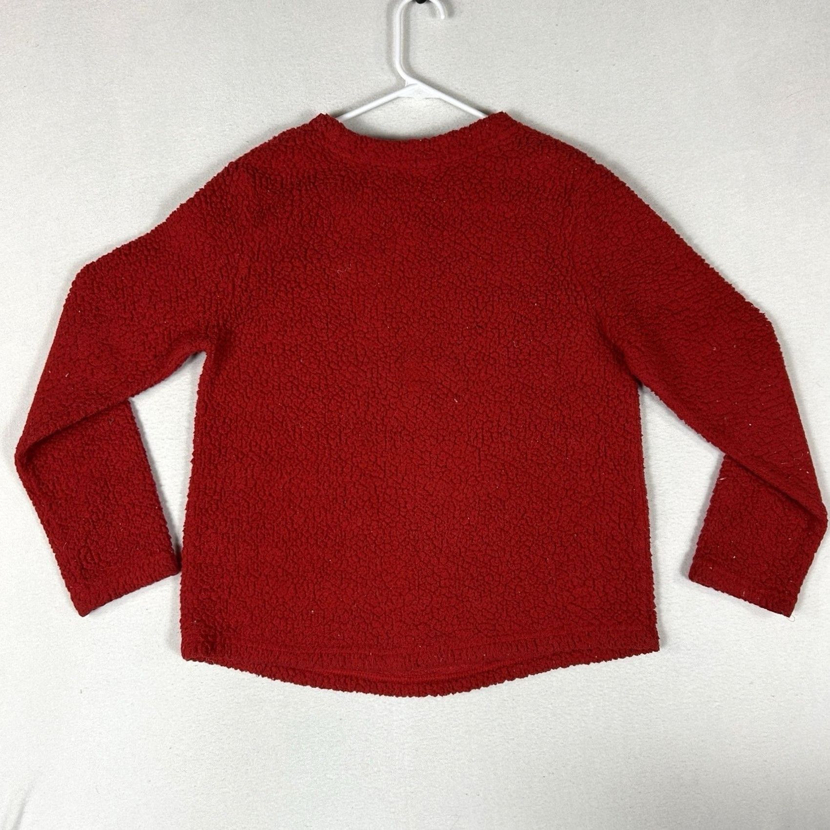Disney Disney Mickey Mouse Sleepwear Top Christmas LS Sherpa Fleece Women's Small Red Size S / US 4 / IT 40 - 6 Thumbnail