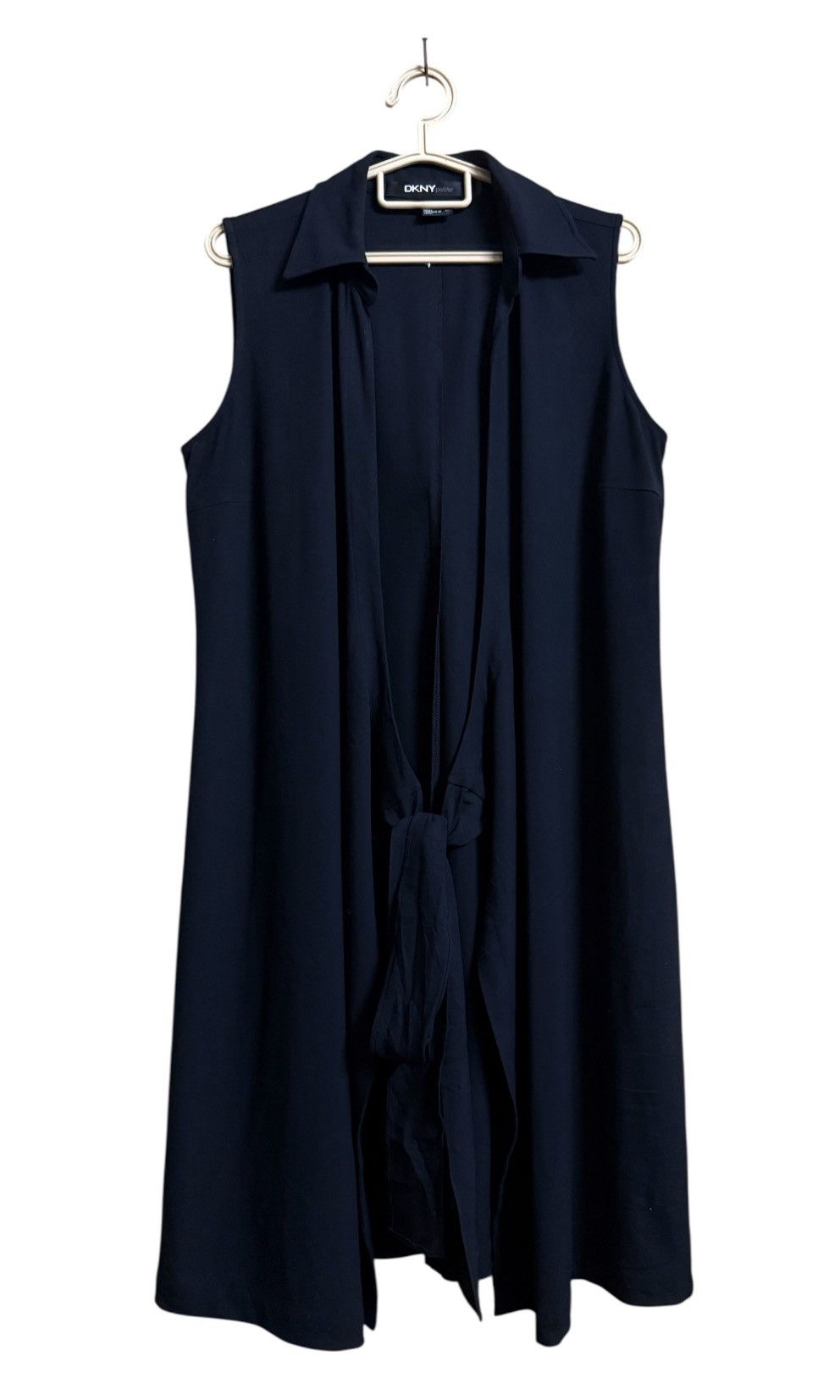 DKNY DKNY Petite Long Vest & Jacket Sheer Black Size ONE SIZE - 1 Thumbnail
