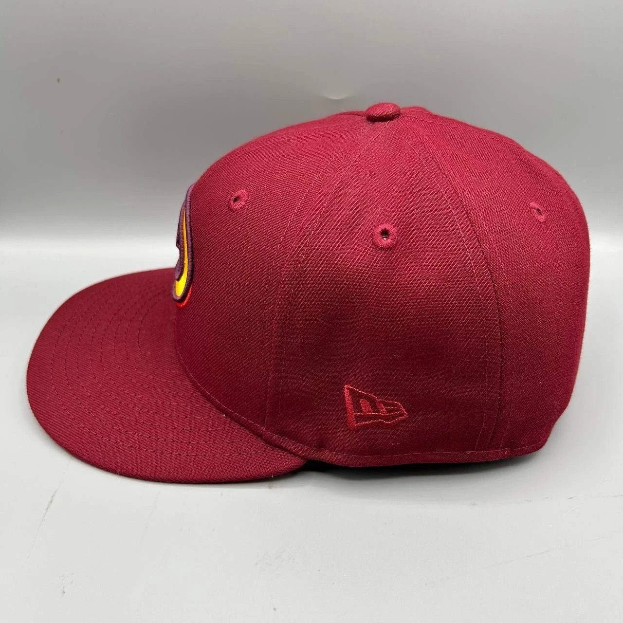 New Era Arizona Diamondbacks Hat Men 7 3/8 Red Orange MLB Fitted Cap Size ONE SIZE - 6 Thumbnail