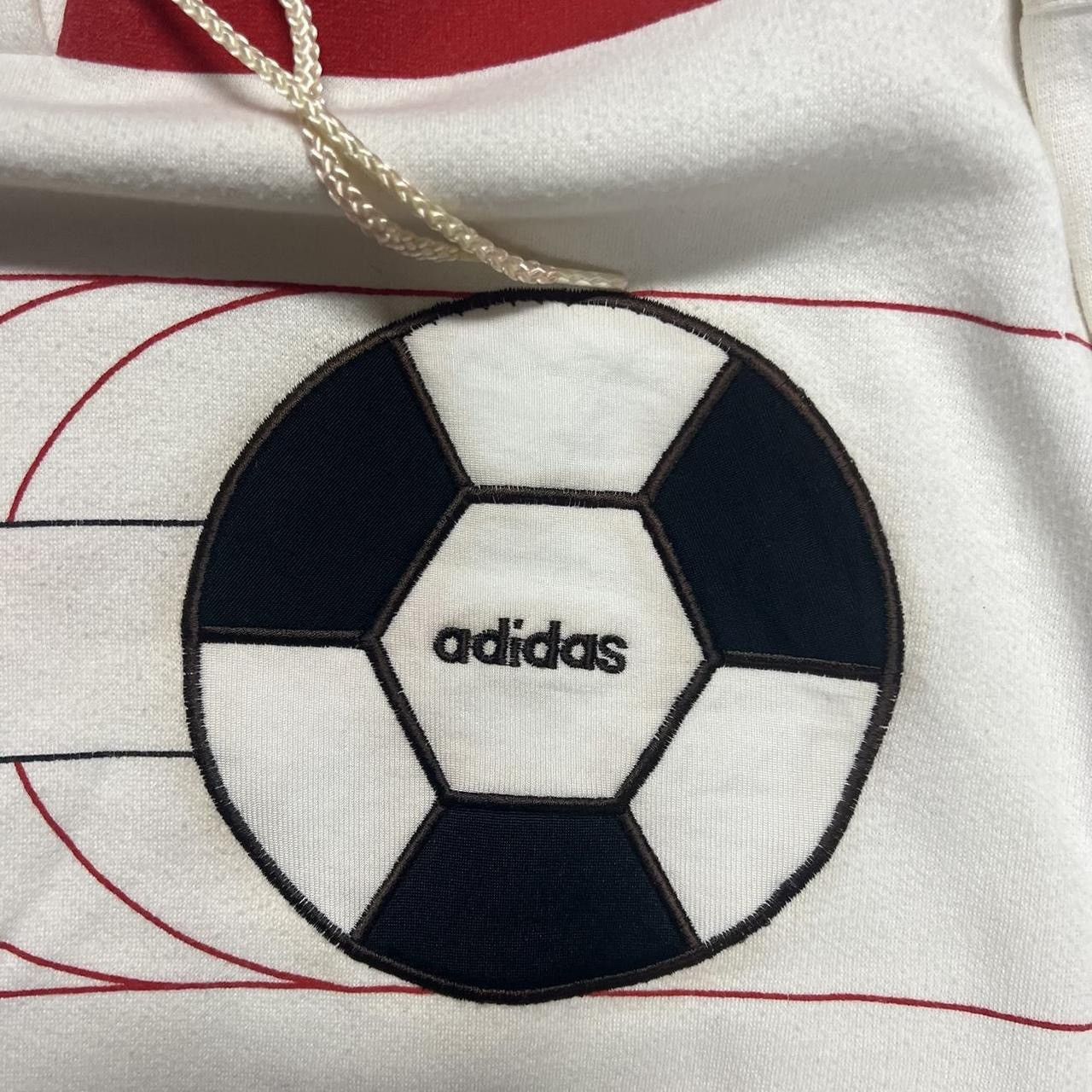 Adidas × Vintage Crazy Rare Vintage 80s Adidas Soccer Team Sweatshirt Jersey Size US L / EU 52-54 / 3 - 3 Thumbnail