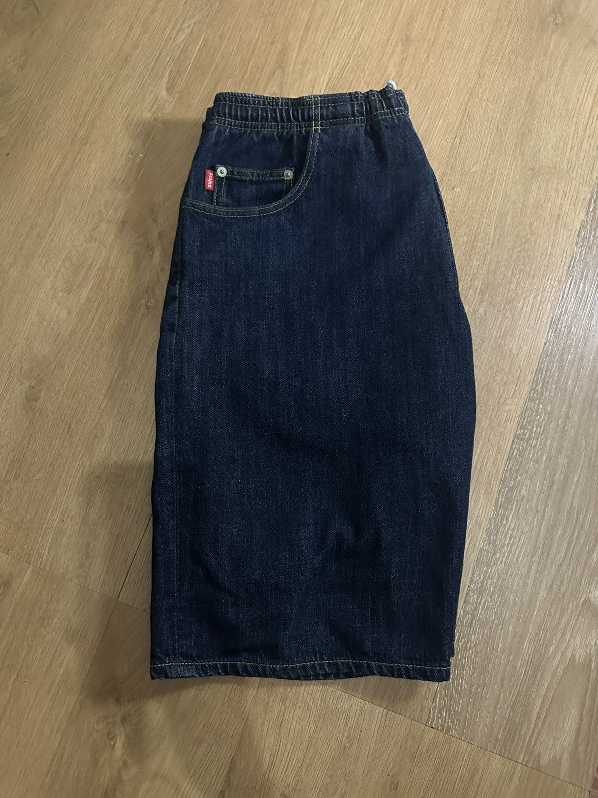 Stussy Stussy Jorts Blue Black Denim Size US 34 / EU 50 - 1 Thumbnail