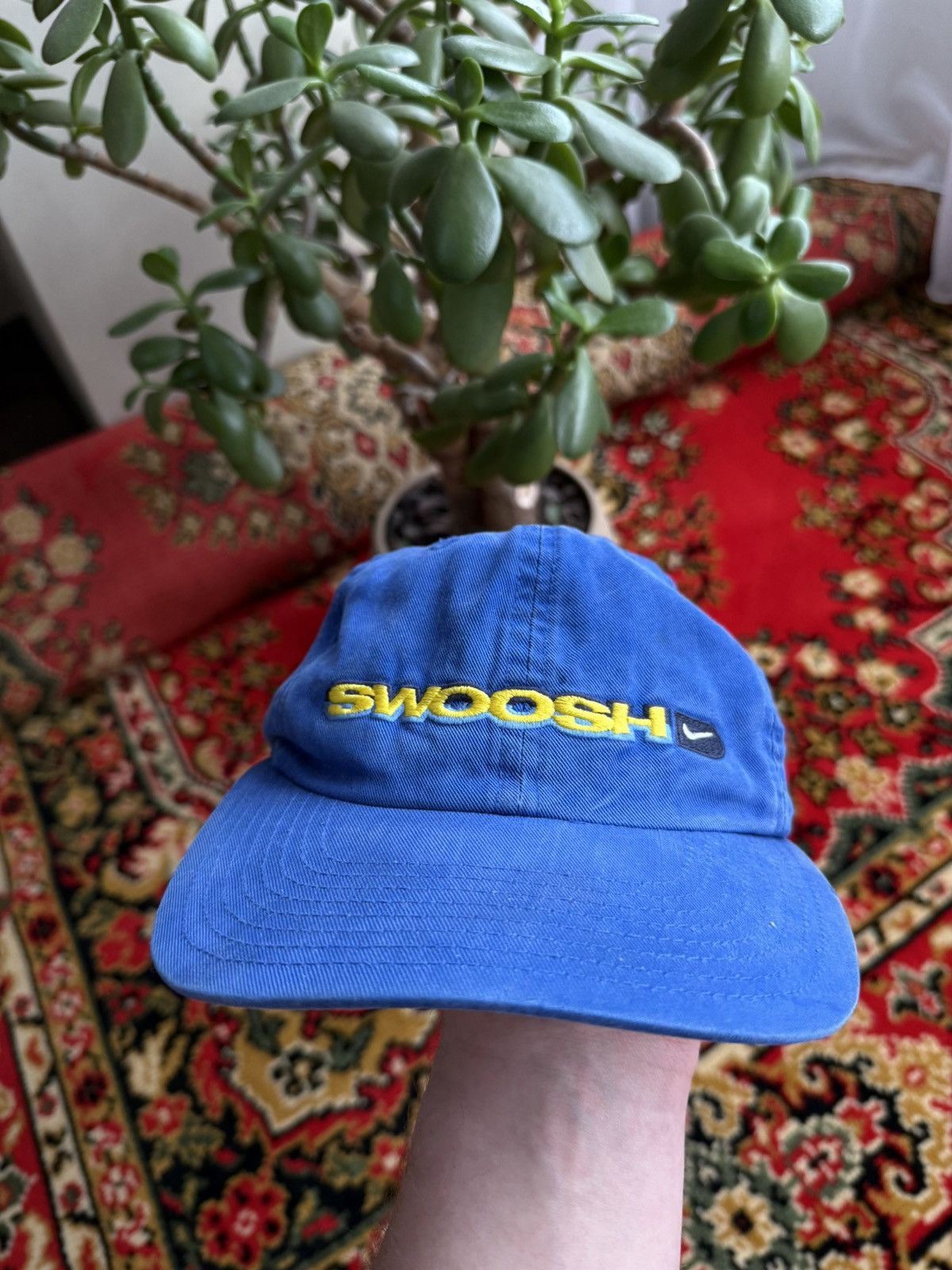 Nike Vintage 90s NIKE Embroidered Logo Cap Size ONE SIZE - 2 Thumbnail