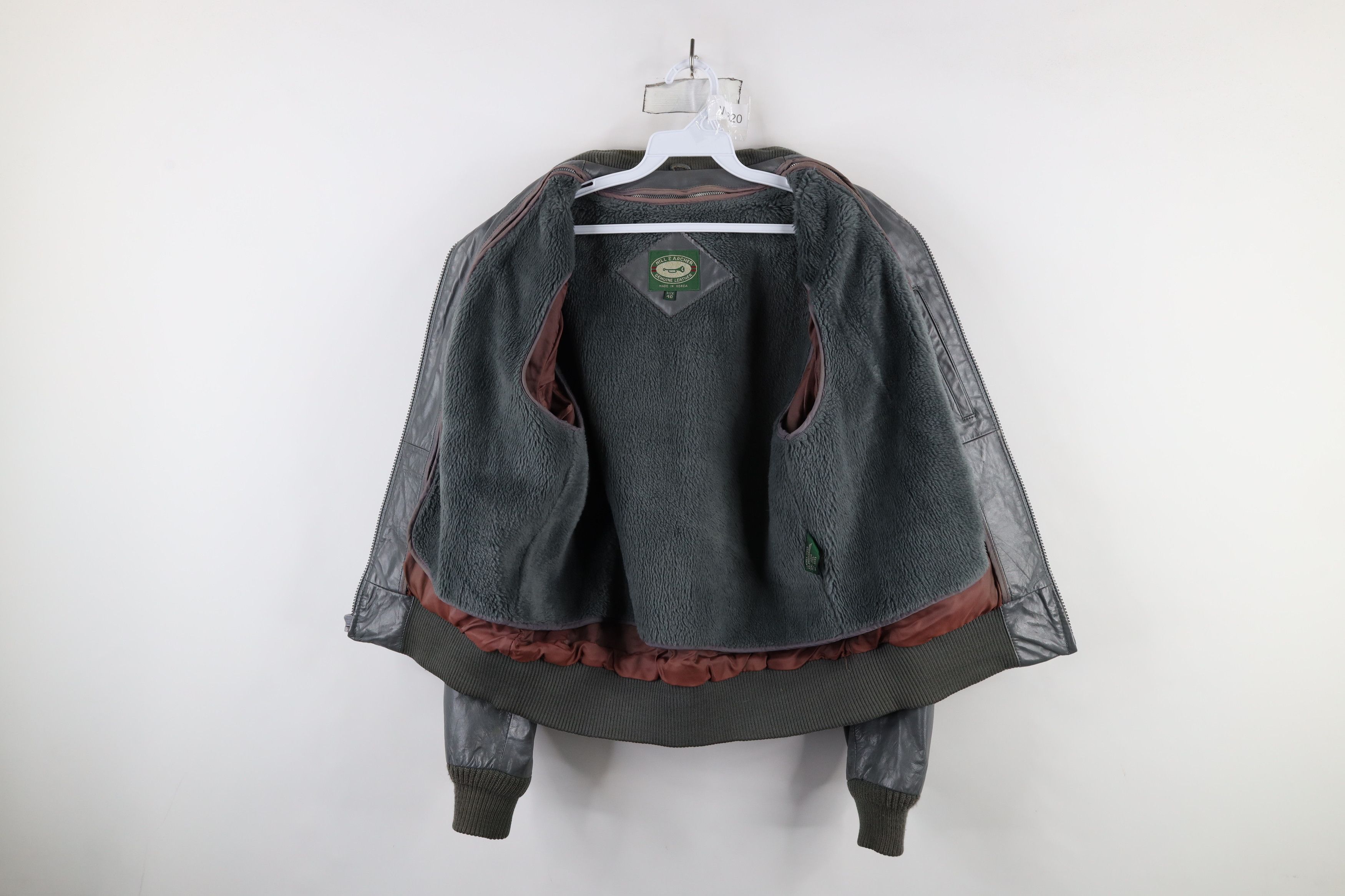 Vintage Vintage 80s 90s Streetwear Leather Cafe Racer Bomber Jacket Size US L / EU 52-54 / 3 - 10 Thumbnail