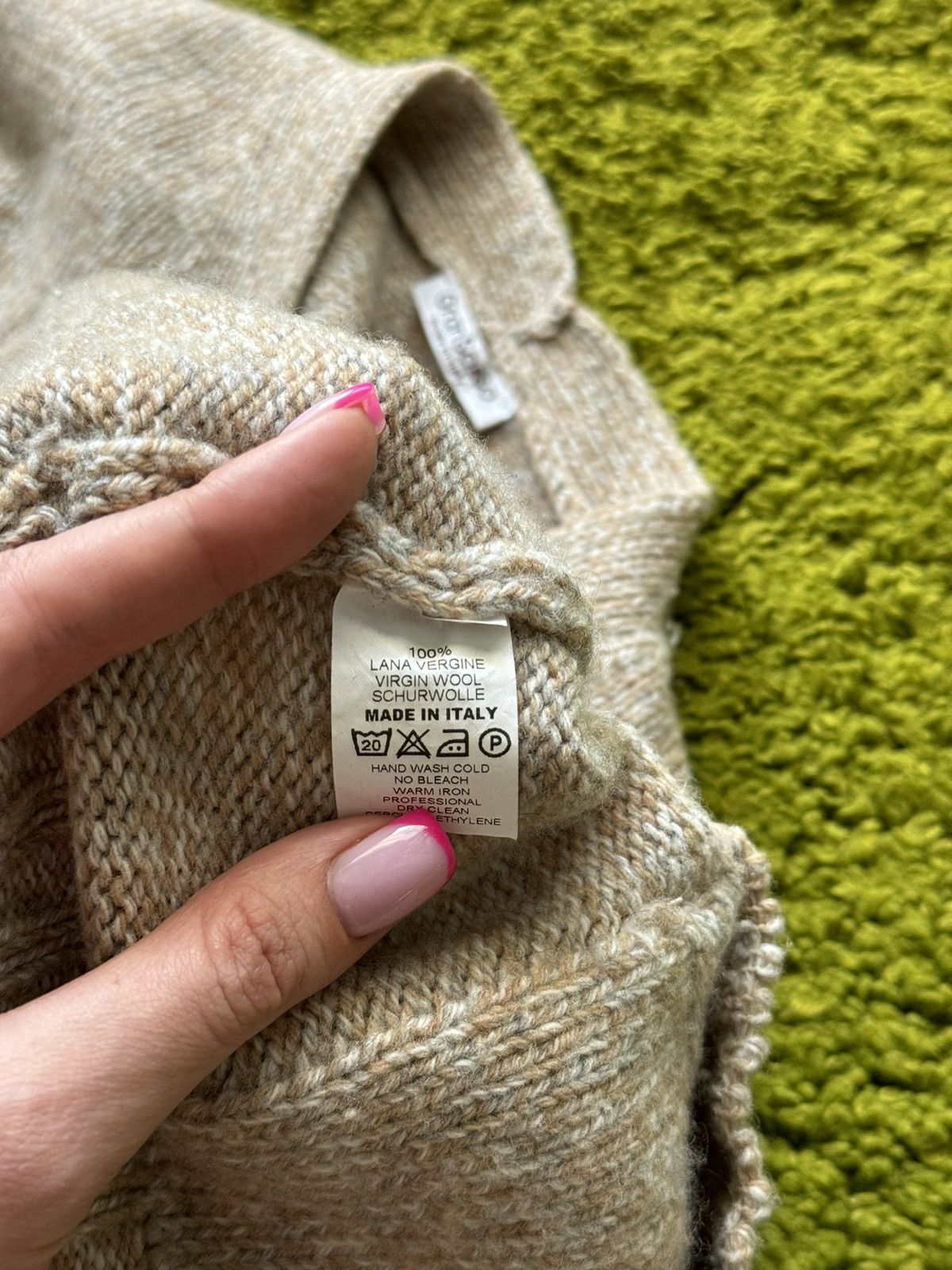Designer × Gran Sasso Gran Sasso 100% wool cardigan sweater Size M / US 6-8 / IT 42-44 - 3 Thumbnail
