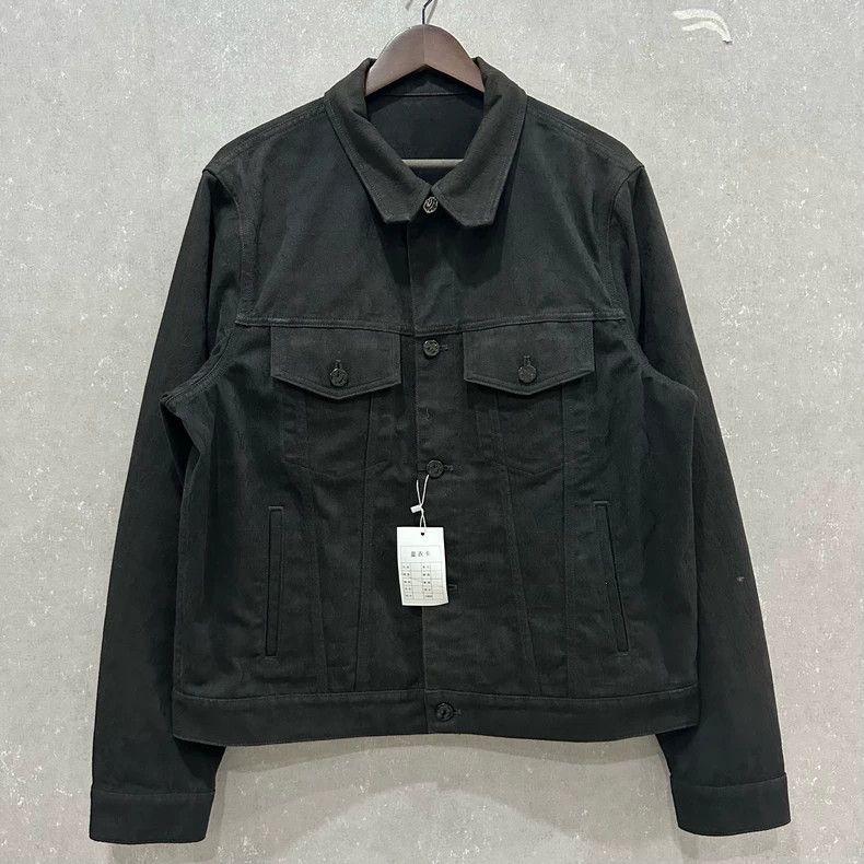 Louis Vuitton Louis Vuitton Black dark full print denim jacket Size US L / EU 52-54 / 3 - 1 Thumbnail