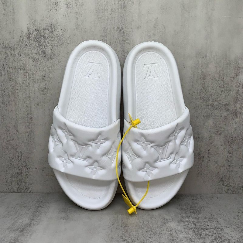 Louis Vuitton Louis Vuitton Waterproof White Slide Sandals - Size US 7.5 / EU 40-41 - 5 Thumbnail