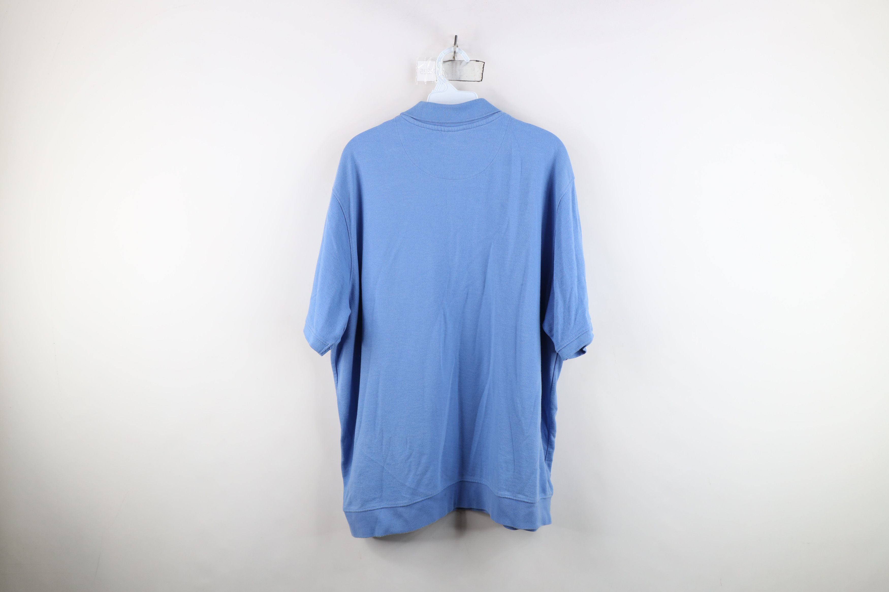 Vintage Vintage 90s Y2K Streetwear Collared Polo Carolina Blue Size US XL / EU 56 / 4 - 12 Thumbnail