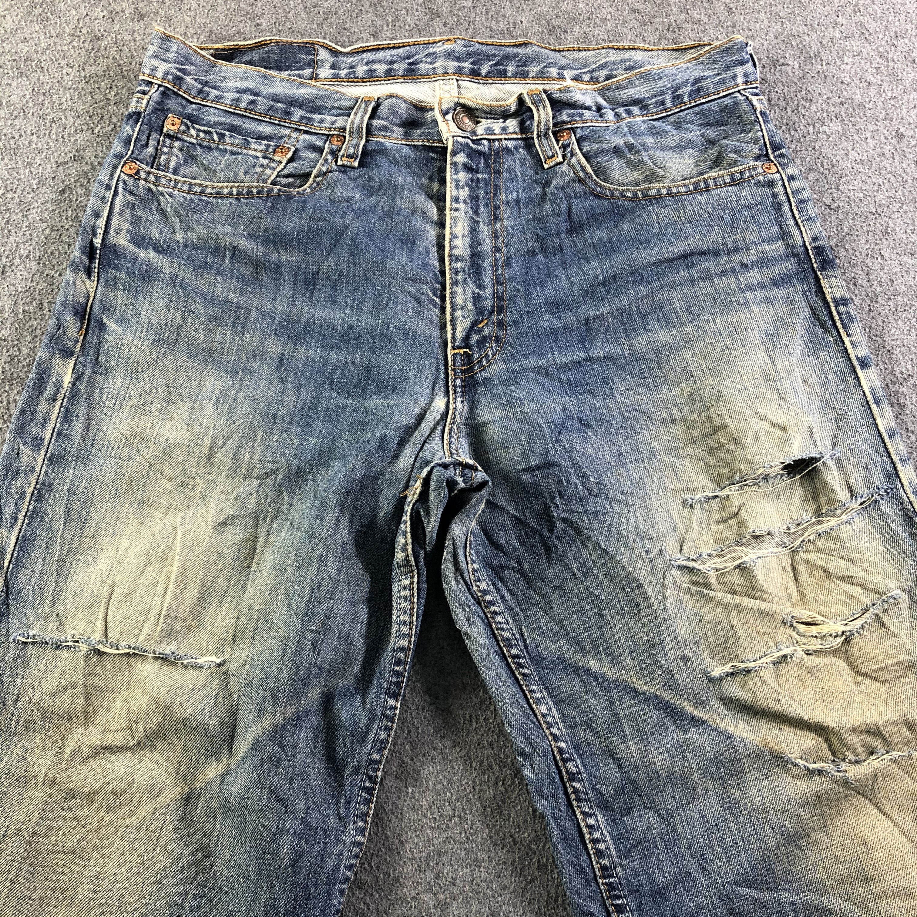 Levi's Vintage 90s Blue Wash Levis 508 Jeans-J3909 Size US 34 / EU 50 - 3 Thumbnail
