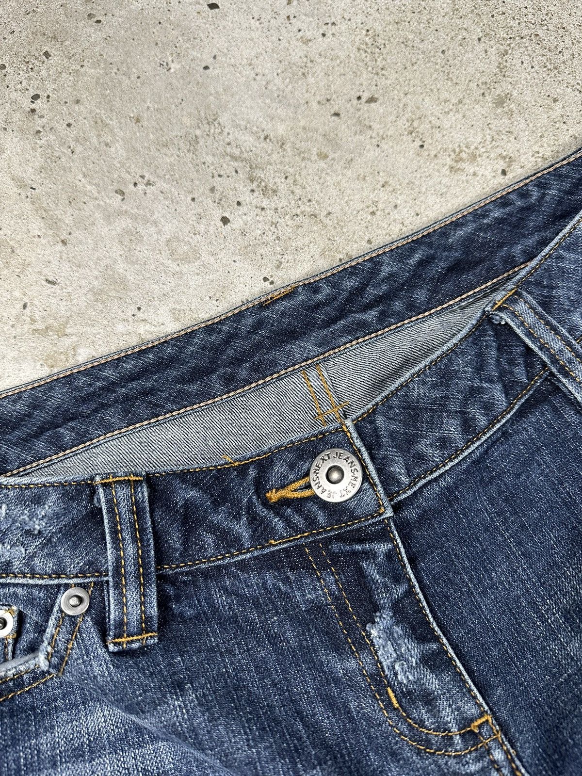 If Six Was Nine Vintage Y2K Flare Bootcut Rhinestones Denim Pants Jeans Size US 30 / EU 46 - 13 Thumbnail