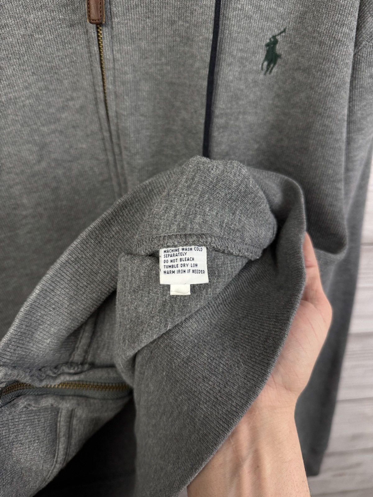 Polo Ralph Lauren Vintage Polo Ralph Lauren Zip Up Hoodie Size US XL / EU 56 / 4 - 7 Thumbnail
