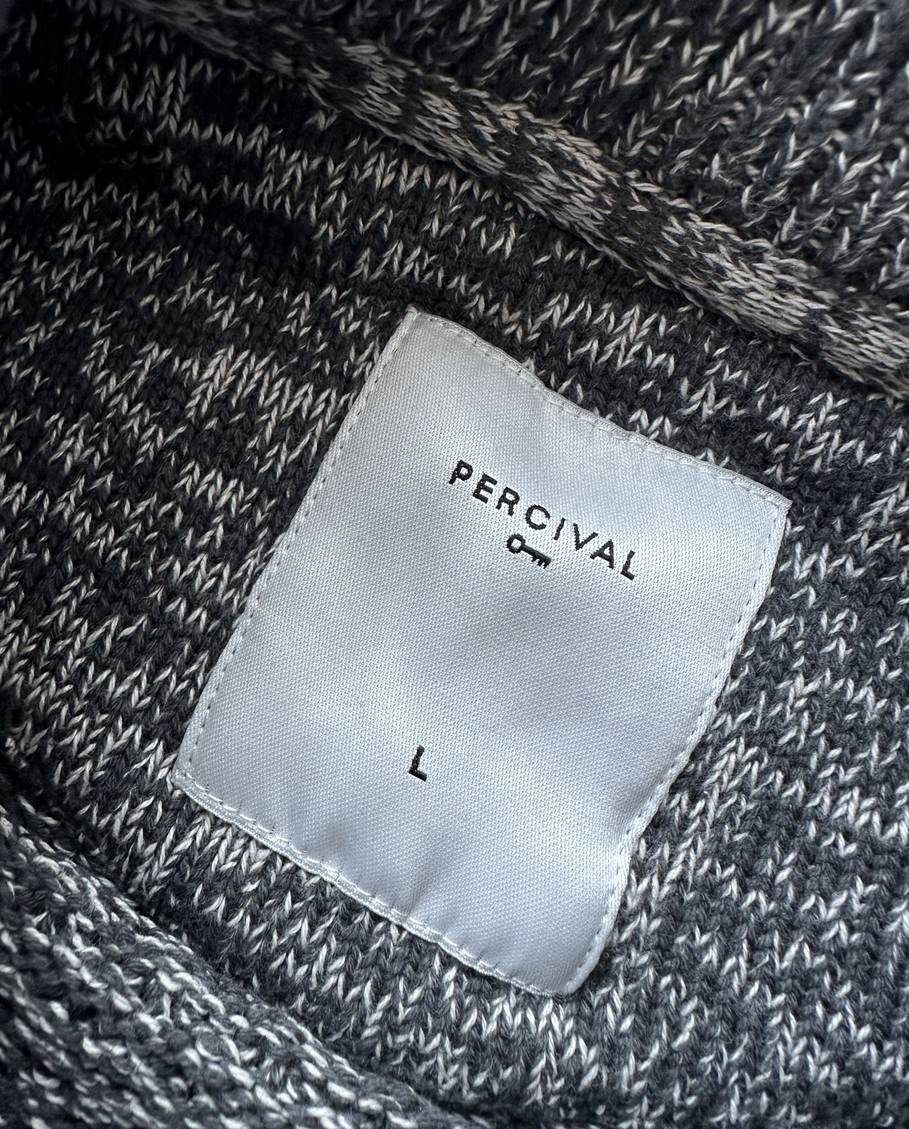 Percival Percival grey textured sweater Size US L / EU 52-54 / 3 - 2 Thumbnail