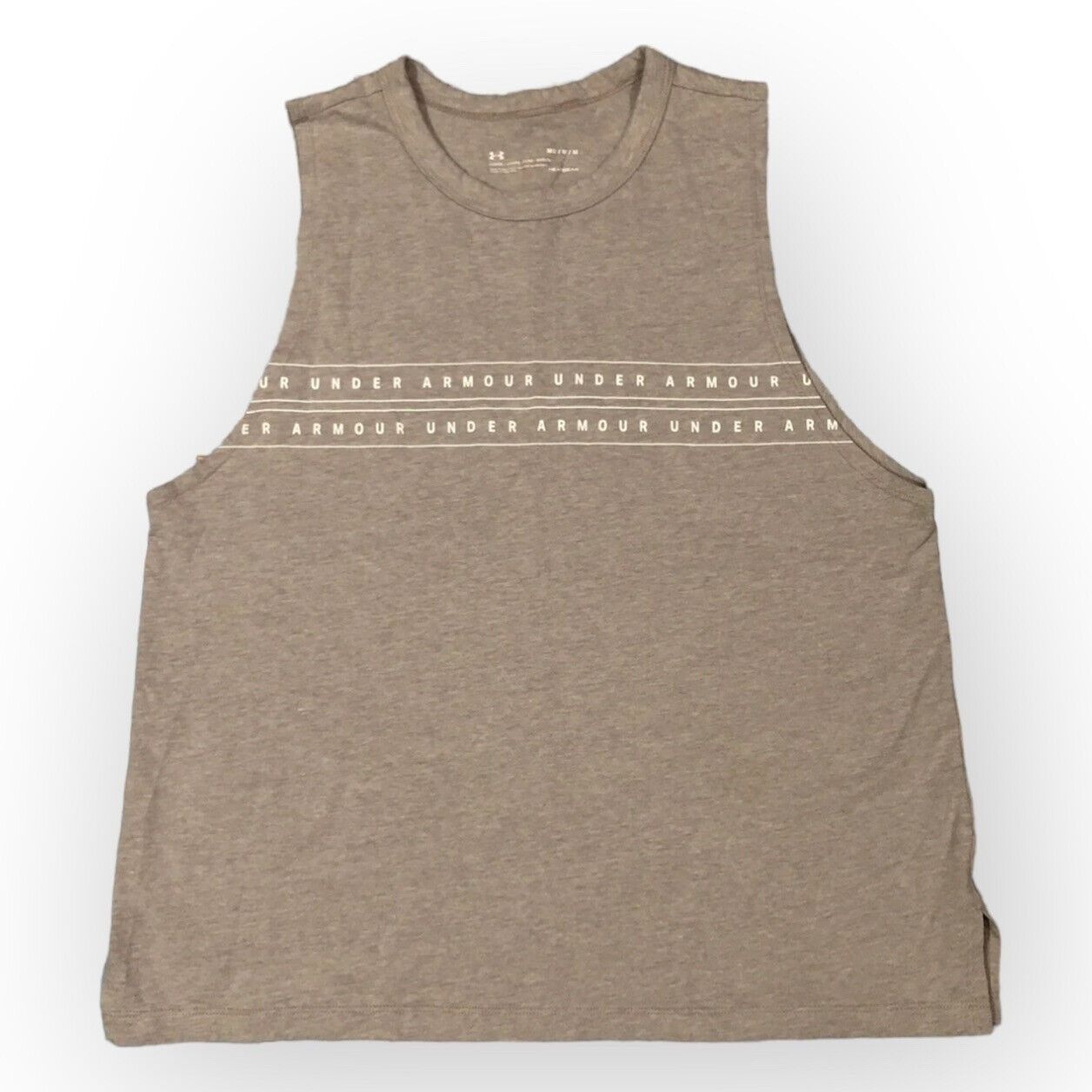 Under Armour UNDER ARMOUR Shirt WOMENS Medium Sleeveless Gray Loose Size M / US 6-8 / IT 42-44 - 1 Thumbnail