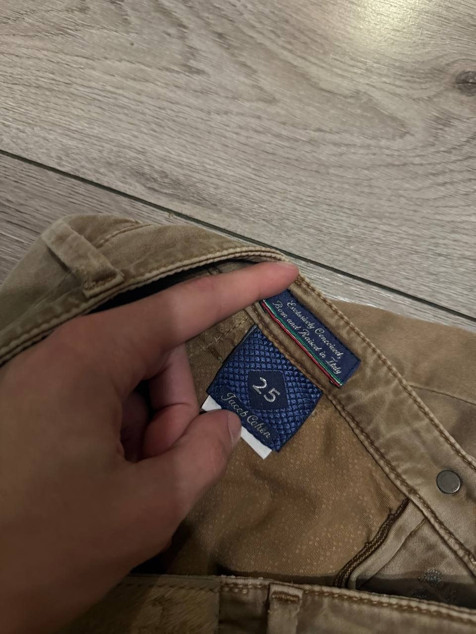 Jacob Cohen Luxury Jacob Cohen Jeans Size 25 Women Beige Slim Size 25" / US 0 / IT 36 - 4 Thumbnail
