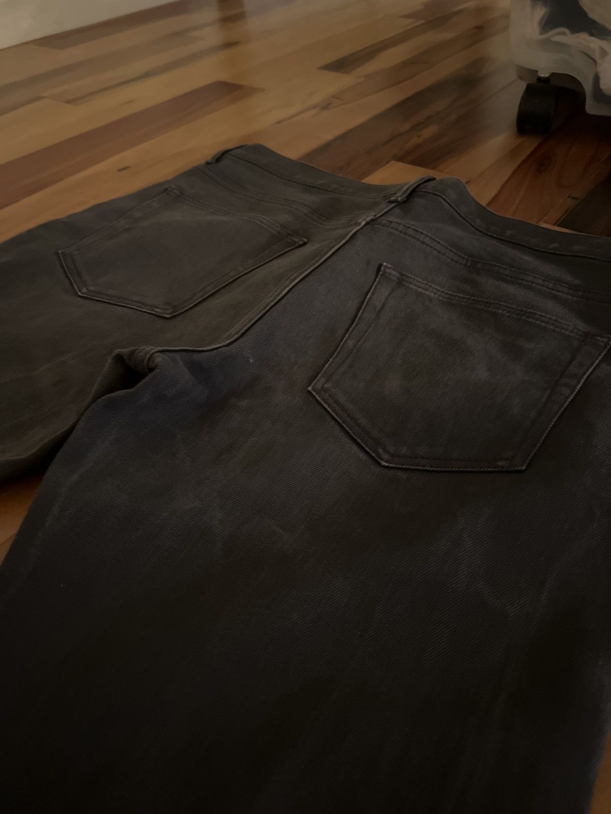 John Elliott John Elliot Waxed Denim Size US 31 - 4 Thumbnail