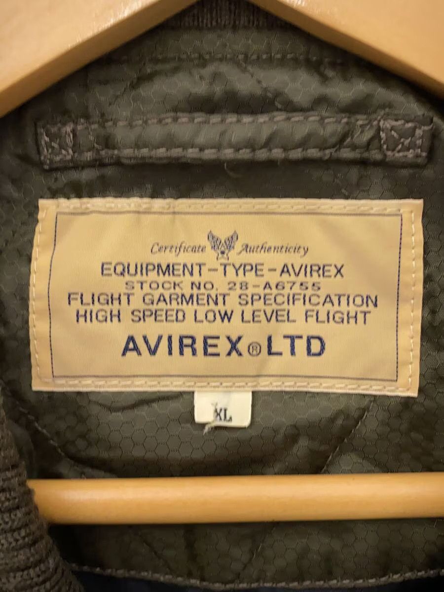 Avirex Avirex Nylon Quilted Jacket Khaki Size US XL / EU 56 / 4 - 3 Thumbnail