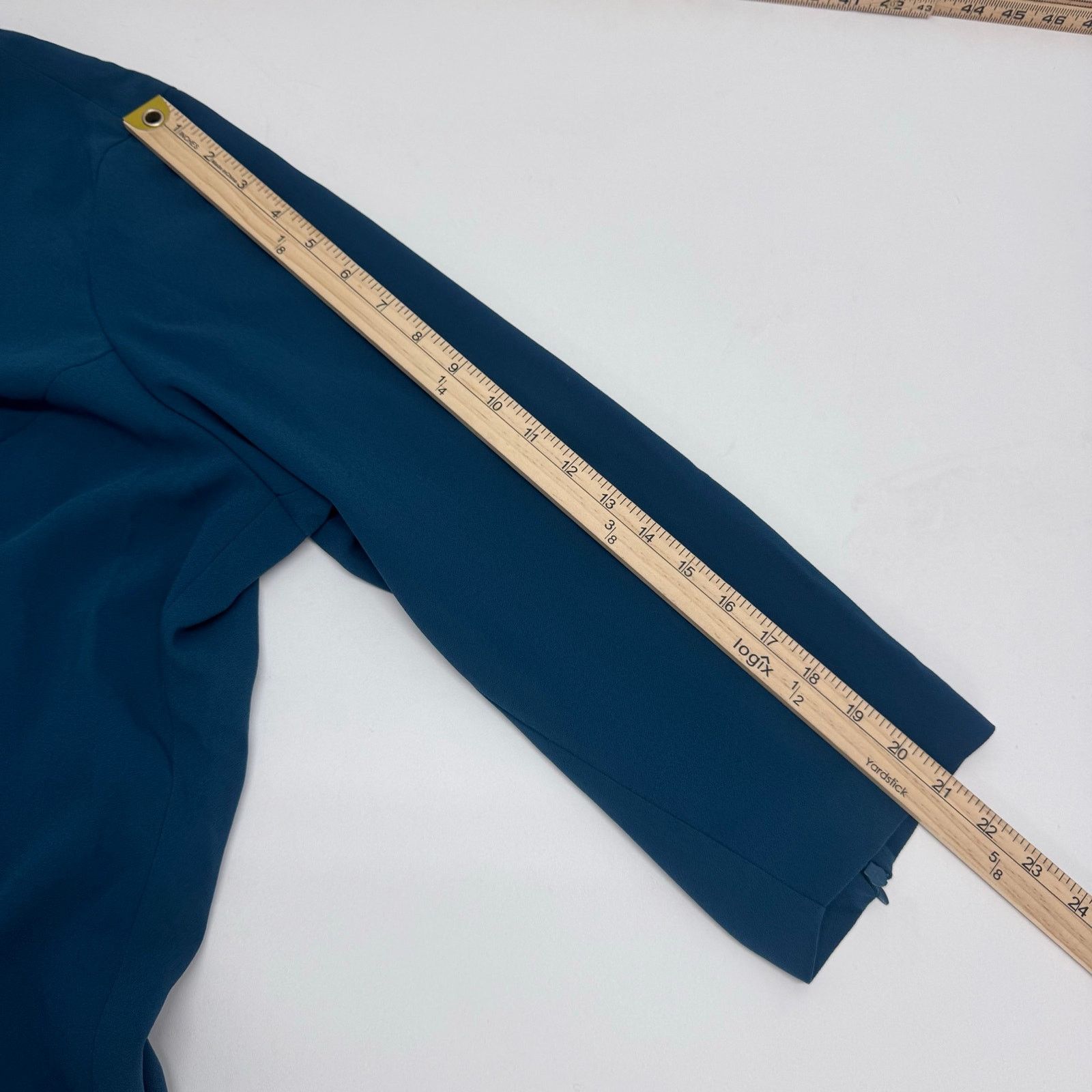 Marina Rinaldi Marina Rinaldi Blue Dizione Pleated Midi Dress Plus 24 Event Size 4XL / US 24-26 - 8 Thumbnail