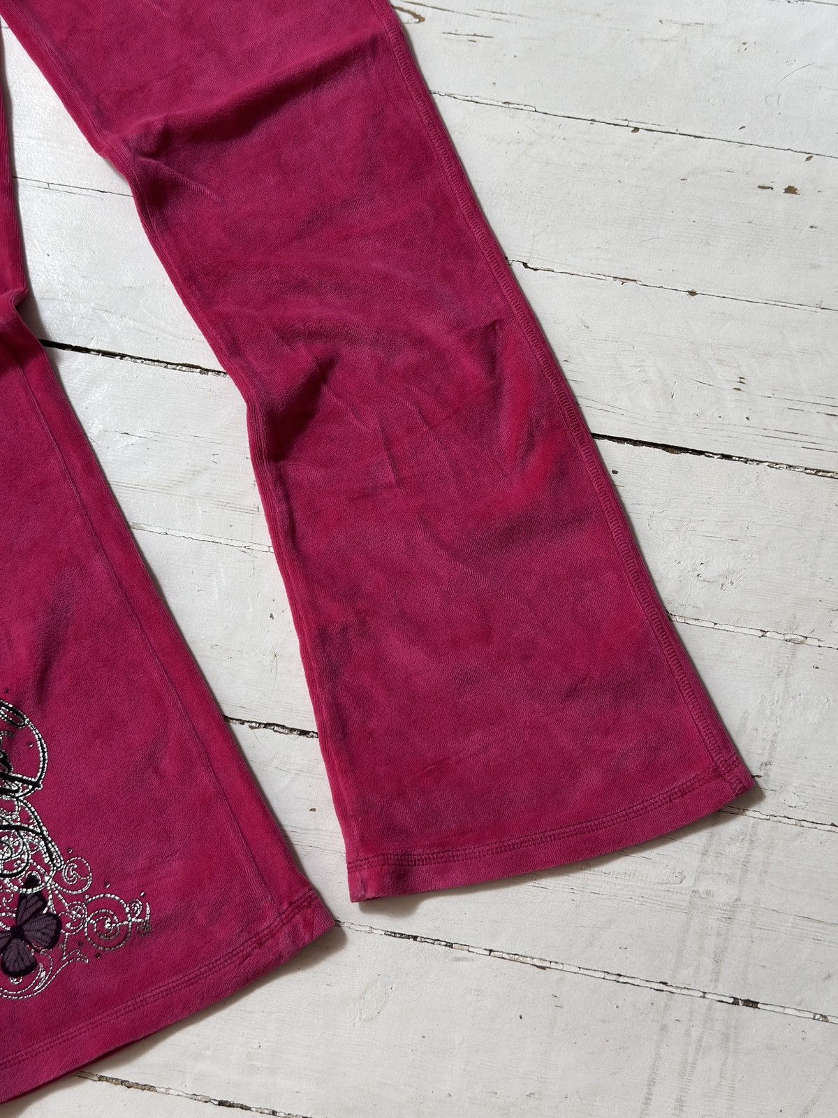 Other VINTAGE LIPSY VELOUR 2000s PINK PANTS Size 28" / US 6 / IT 42 - 6 Thumbnail