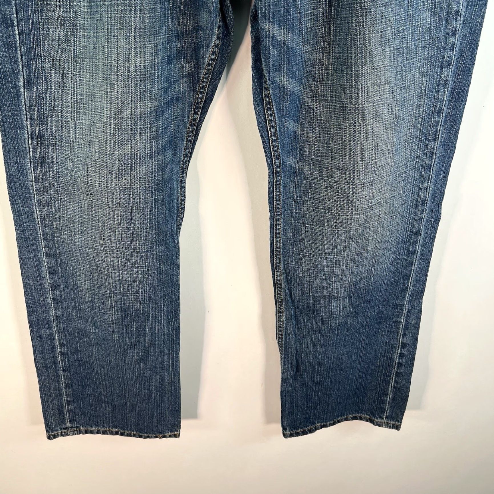 Levi's VINTAGE: No — Levi's 559 Relaxed Straight Jeans Mens 36 Regular 38x30 Blue Stretch Denim 5-Pocket USA 500 Series Mens Jeans Size US 36 / EU 52 - 4 Thumbnail